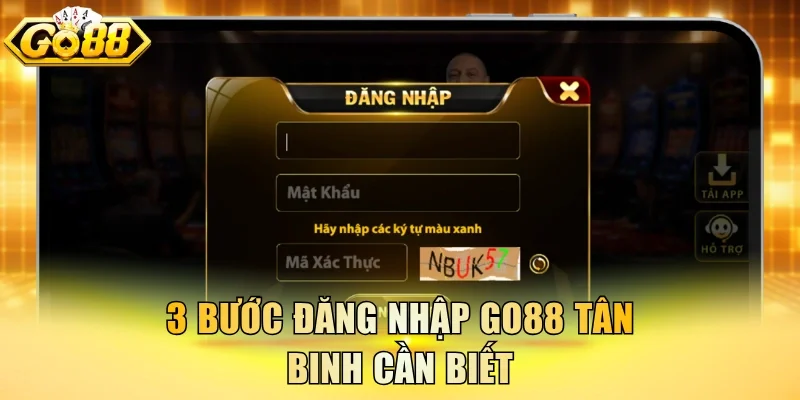 3 bước đăng nhập Go88 tân binh cần biết