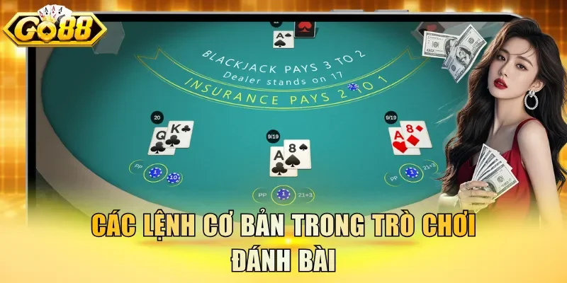 Các lệnh cơ bản trong trò chơi đánh bài
